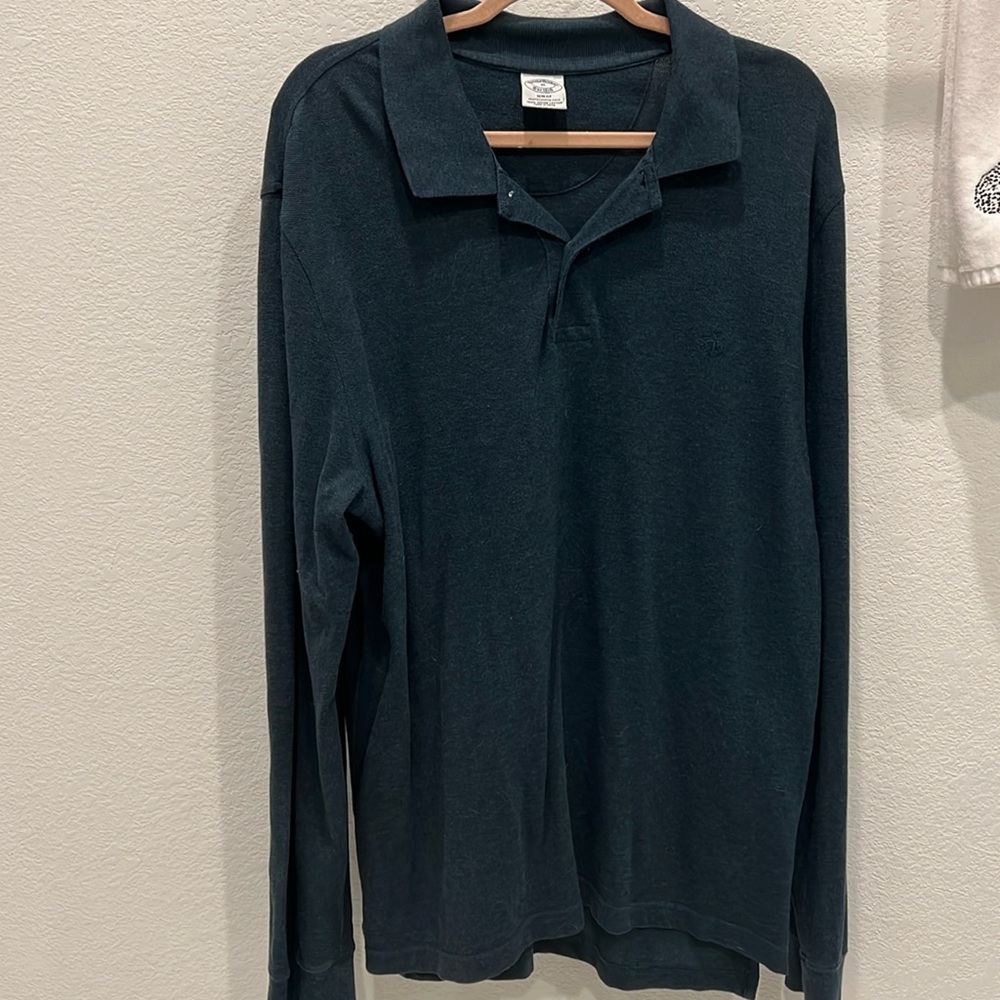 Men’s Brooks Brothers XL navy polo long sleeve